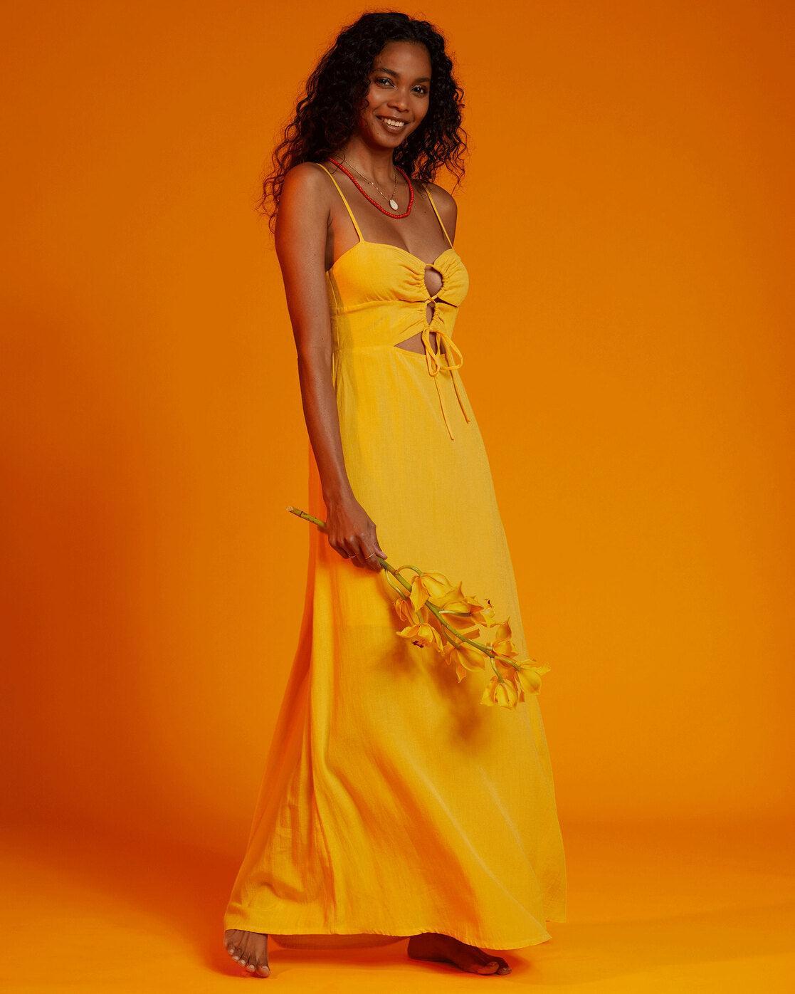 Lima Maxi Dress - Sunset Female Product Image