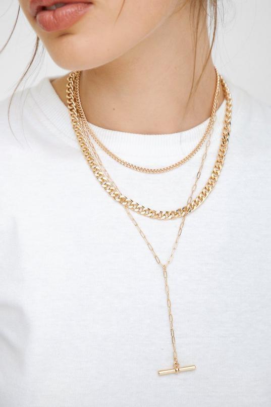 3 Layered Chain Necklace Product Image