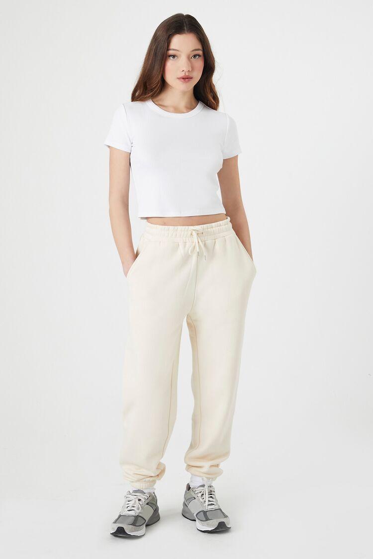 Fleece Drawstring Joggers | Forever 21 Product Image