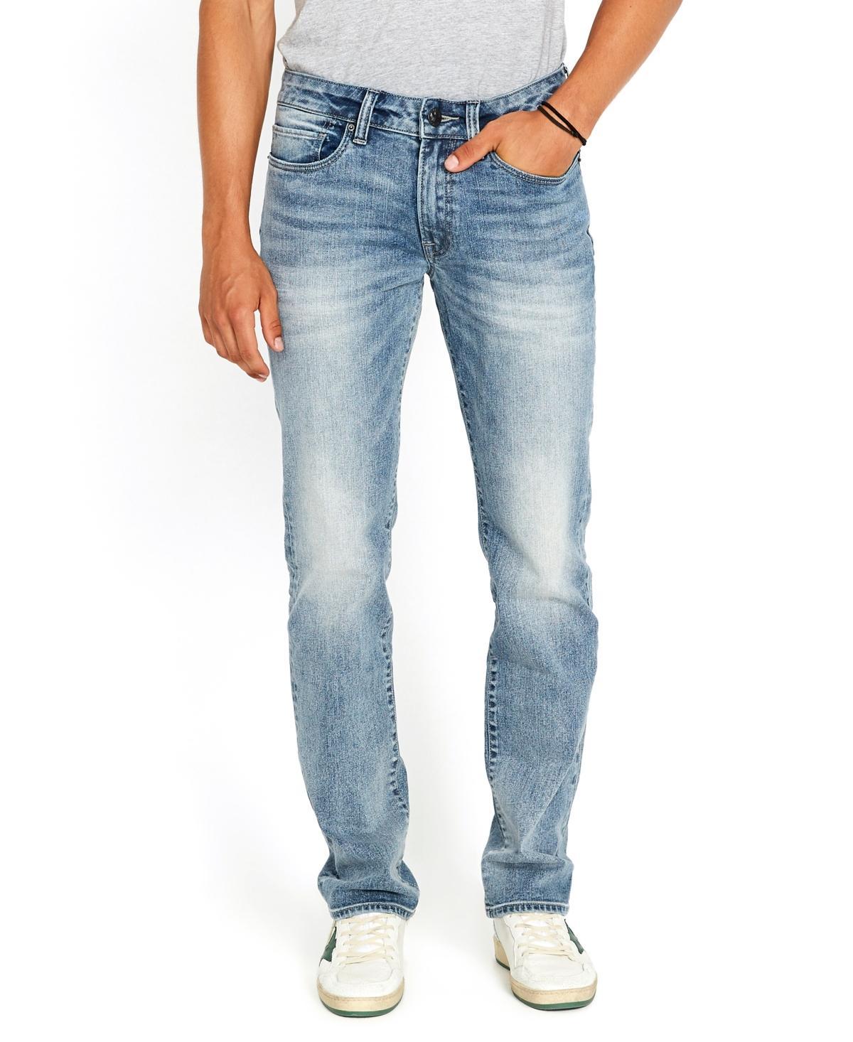 BUFFALO David Bitton Mens Straight Fit Washed Jeans - Indigo Product Image