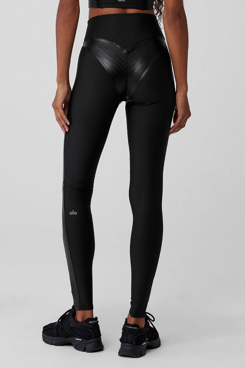 Airlift Winter Warm High-Waist Supermoto Legging - Black Female Product Image