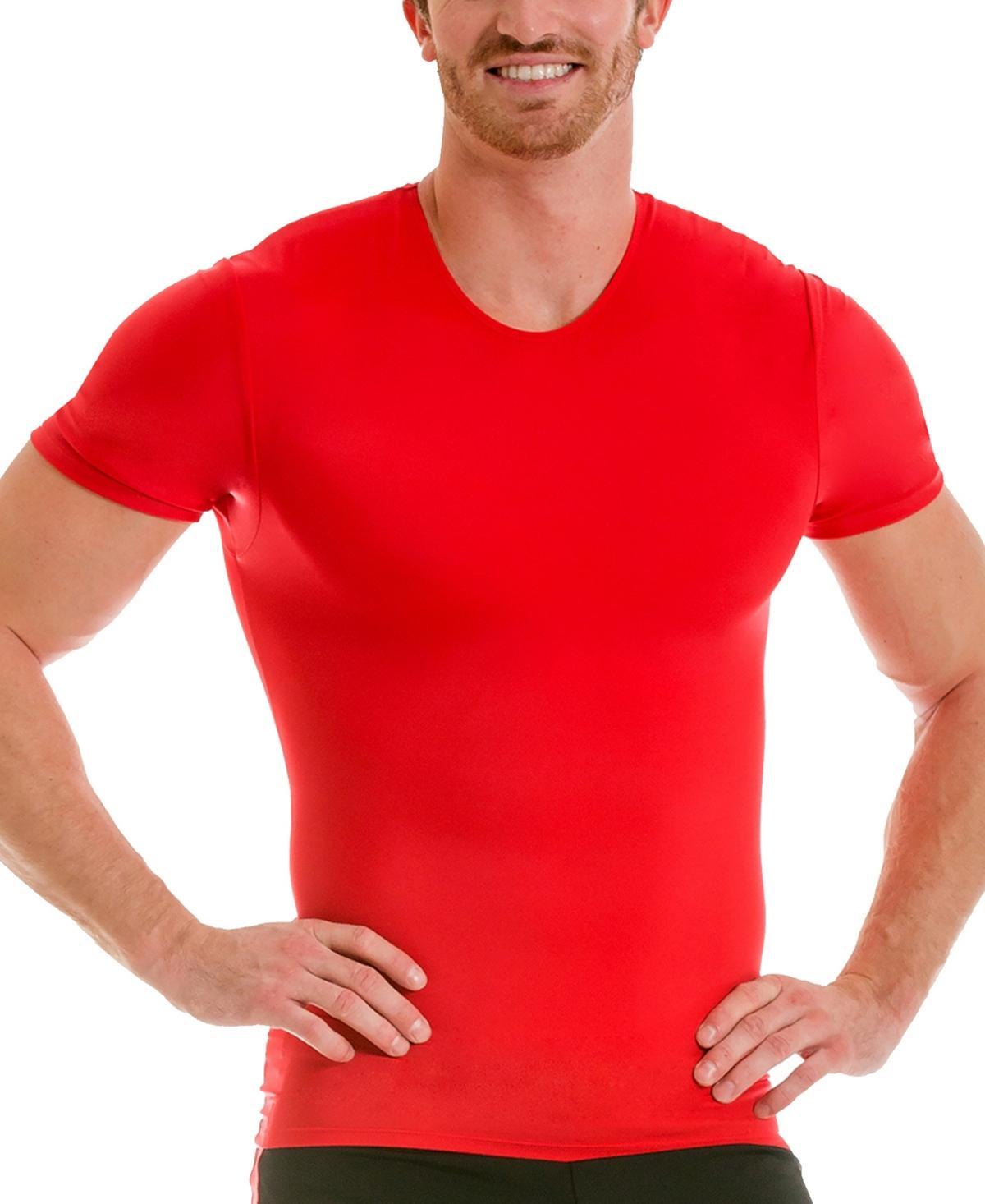 Instaslim Mens Compression Activewear Short Sleeve Crewneck T-shirt Product Image