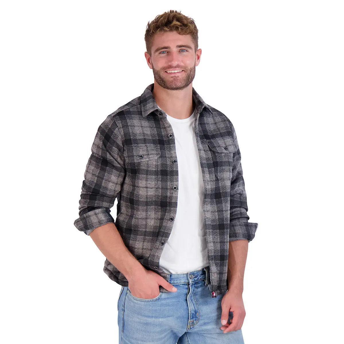 Canada Weather Gear Men's Plaid Shirt Jacket Product Image