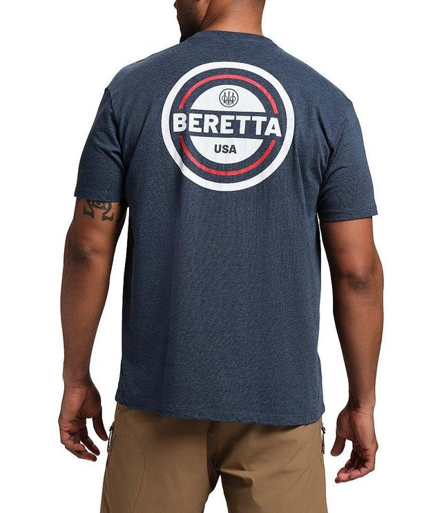 Beretta Trident Logo Short Sleeve Graphic Relaxed Fit T-Shirt Product Image