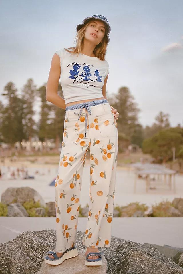 Maeve x Dylan Mierzwinski Colette Cropped Wide-Leg Trousers  Product Image