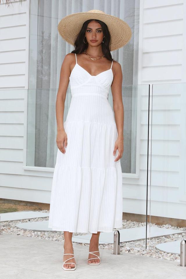 Island Nights Maxi Dress White Product Image