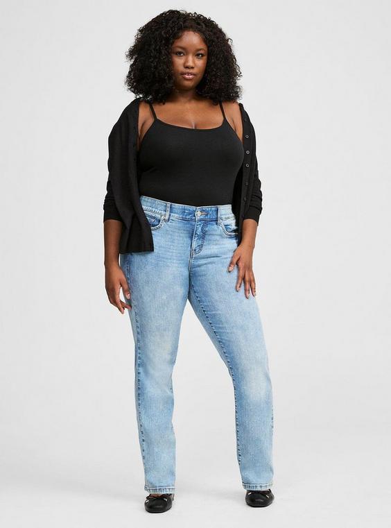 Bombshell Straight Premium Stretch High-Rise Jean Product Image