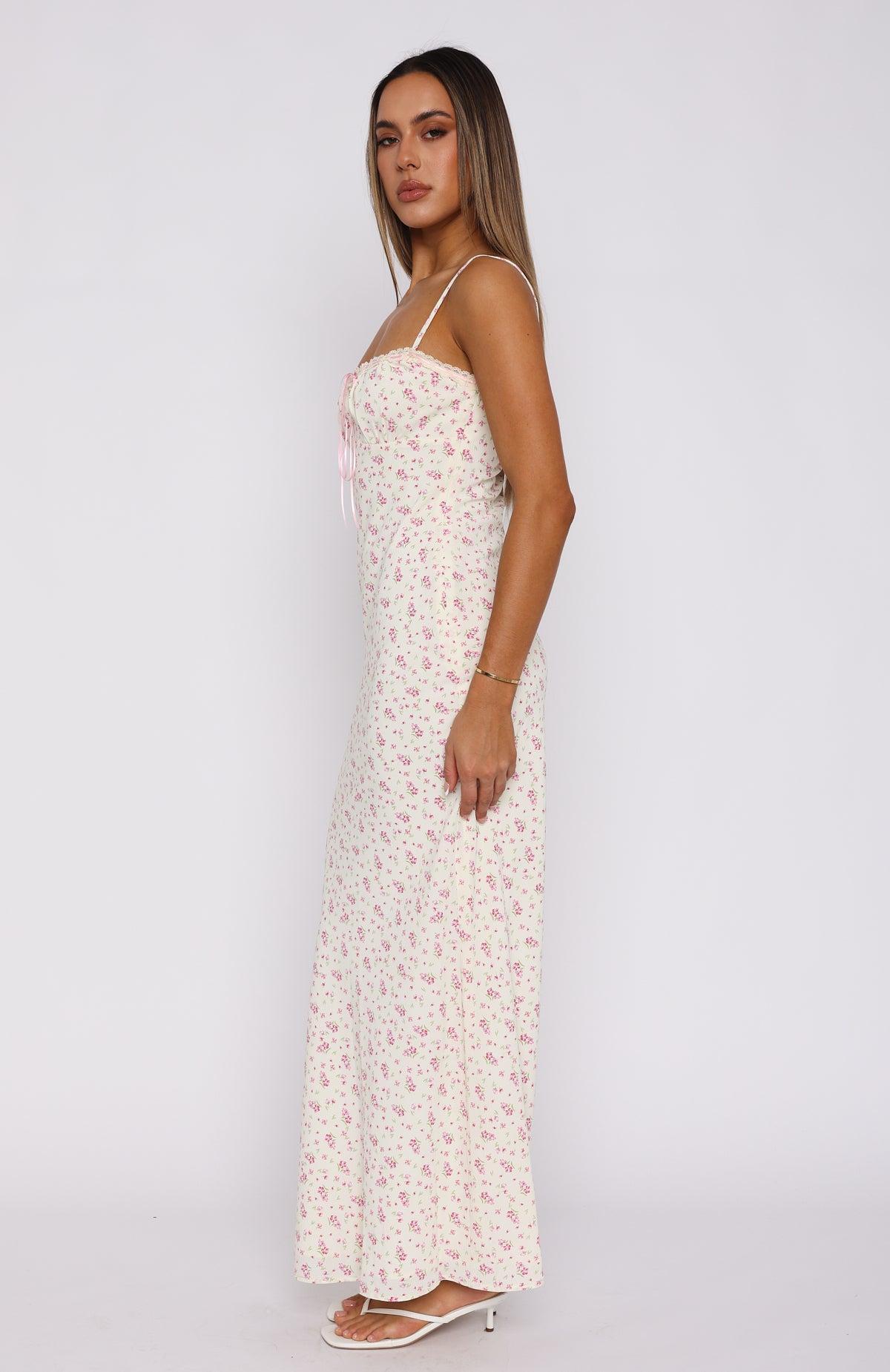 Making Decisions Maxi Dress Pink Blossom Product Image