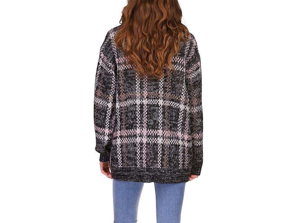 Sanctuary Intarsia Sweater Shacket Multi) Women's Clothing Product Image