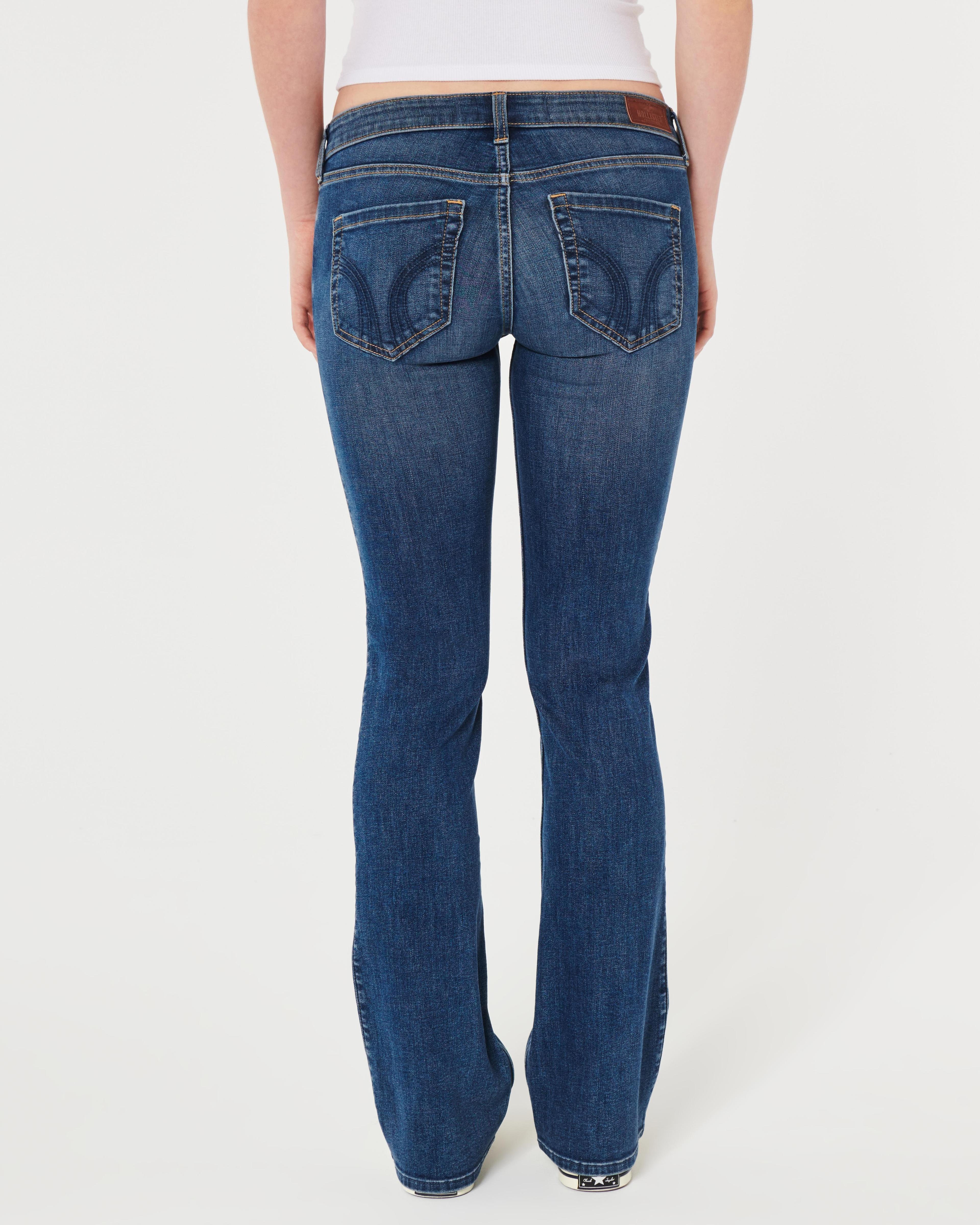 Low-Rise Dark Wash Boot Jeans Product Image