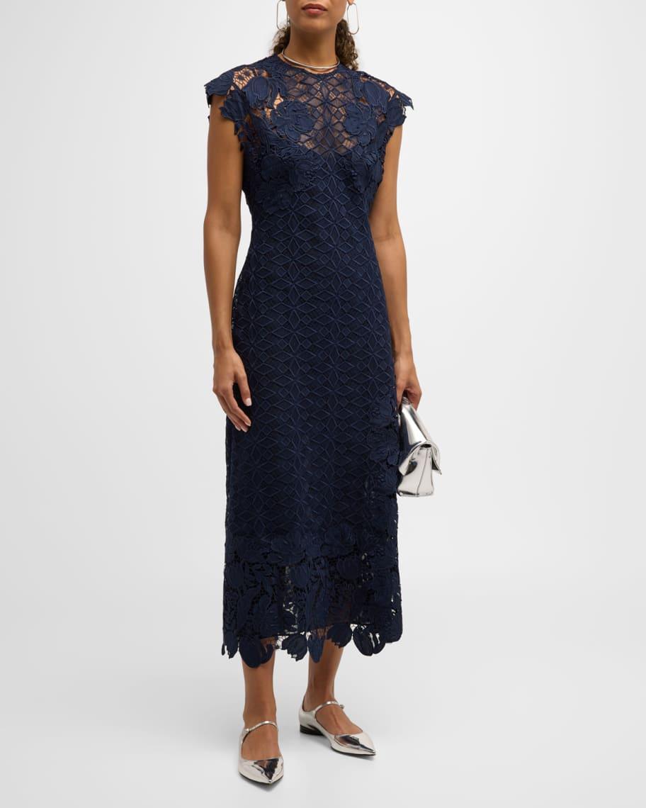 Floral Lace Pencil Dress Product Image