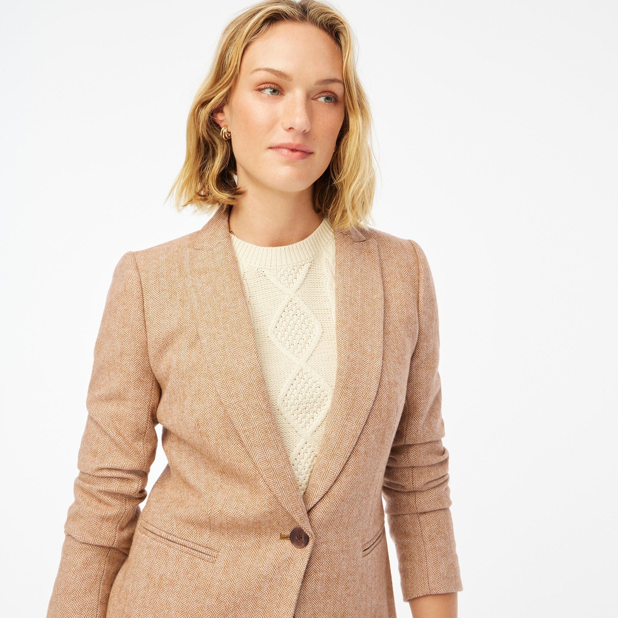 Herringbone wool-blend Holland blazer Product Image