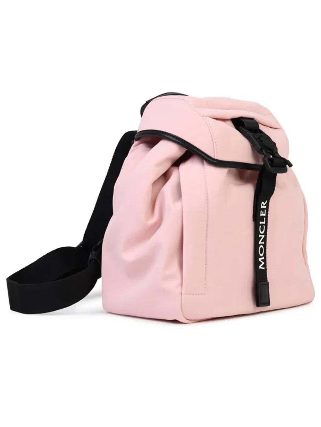 MONCLER 'trick' Pink Nylon Backpack Women Product Image