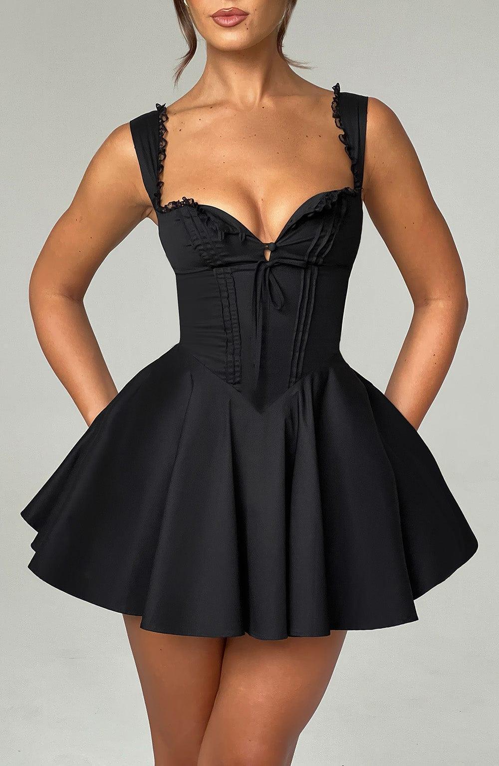 Antonella Mini Dress - Black Product Image