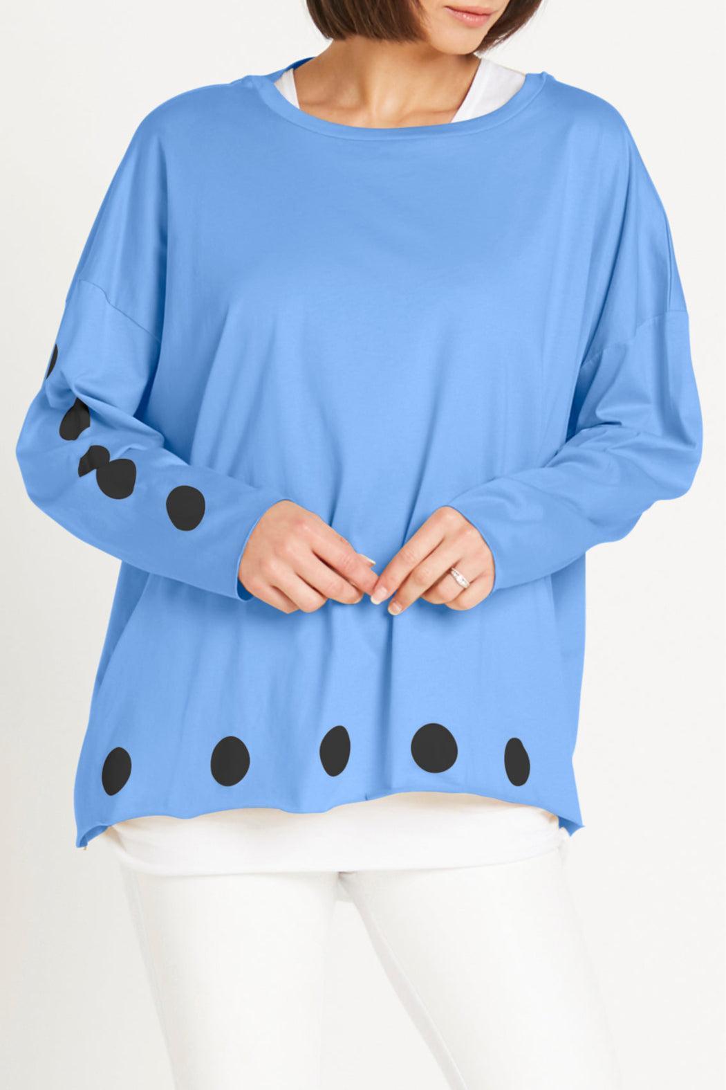 Polka Dot Boxy Tee Product Image