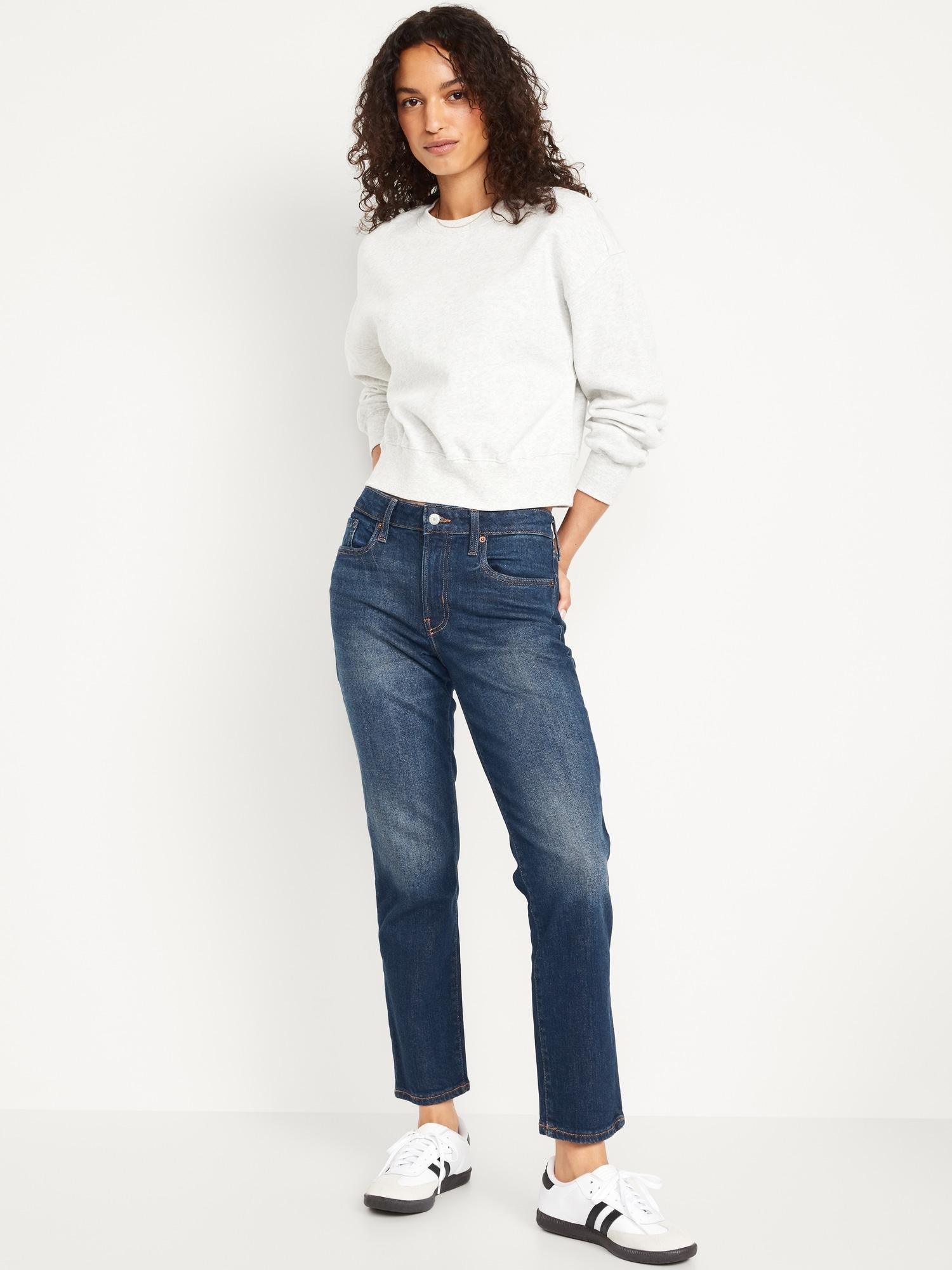 Mid-Rise OG Straight Ankle Jeans Product Image