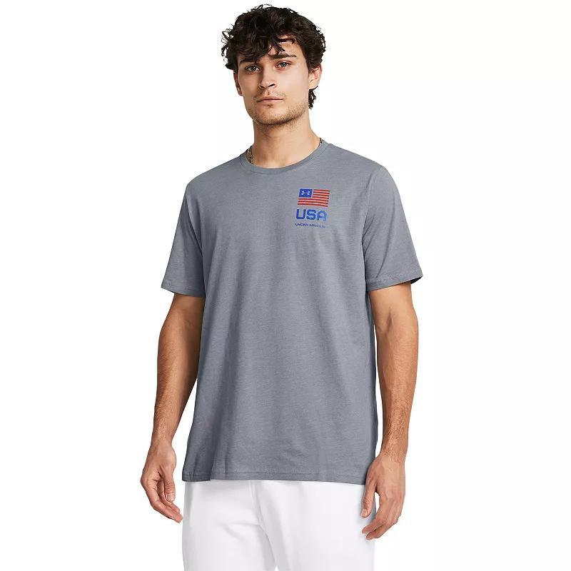 Mens Under Armour Ombre American Freedom Flag Graphic Tee Product Image