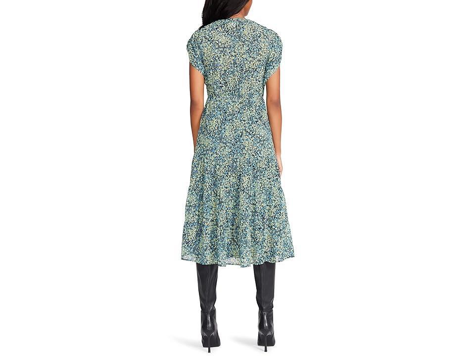 Steve Madden Leigh Ditsy Floral Chiffon Midi Dress Product Image