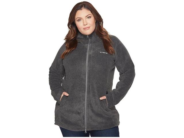 Columbia Women s Benton Springs II Long Fleece Hoodie - Plus Size- Product Image