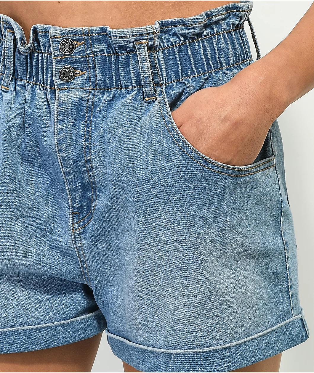 Unionbay Gina Paperbag Waist Jean Shorts Product Image