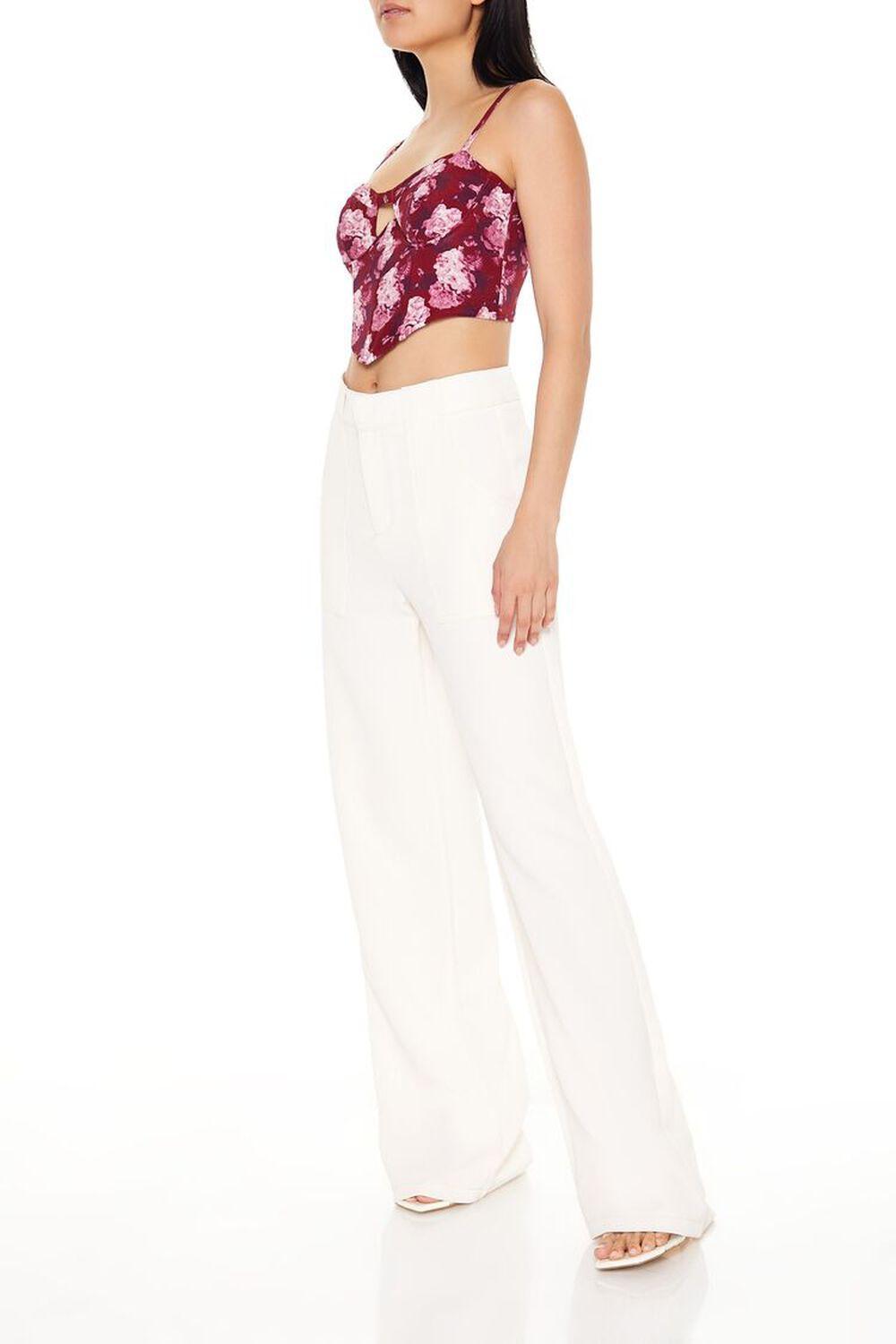 High-Rise Wide-Leg Trouser Pants | Forever 21 Product Image