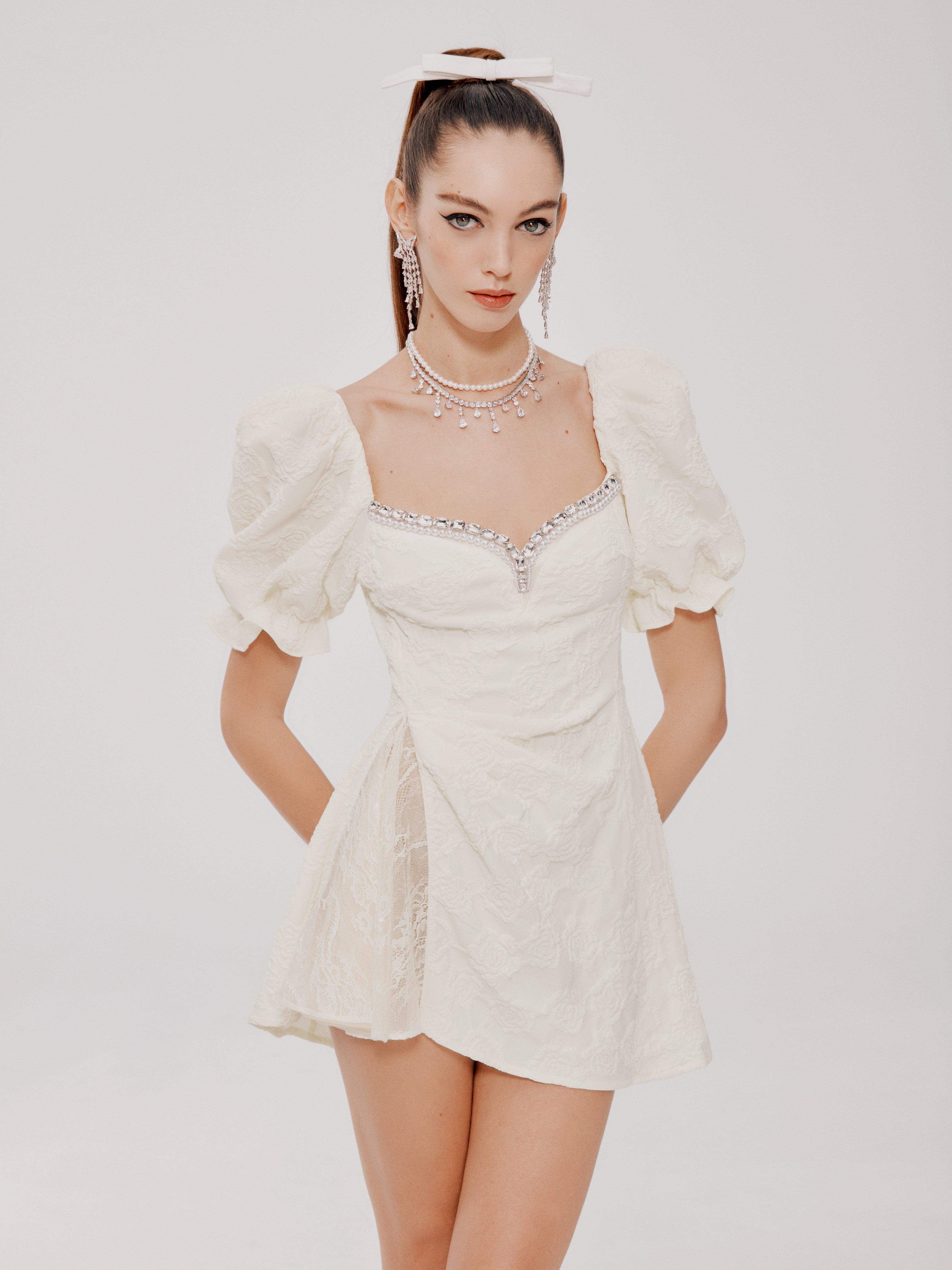 White Ysabella Dress Product Image