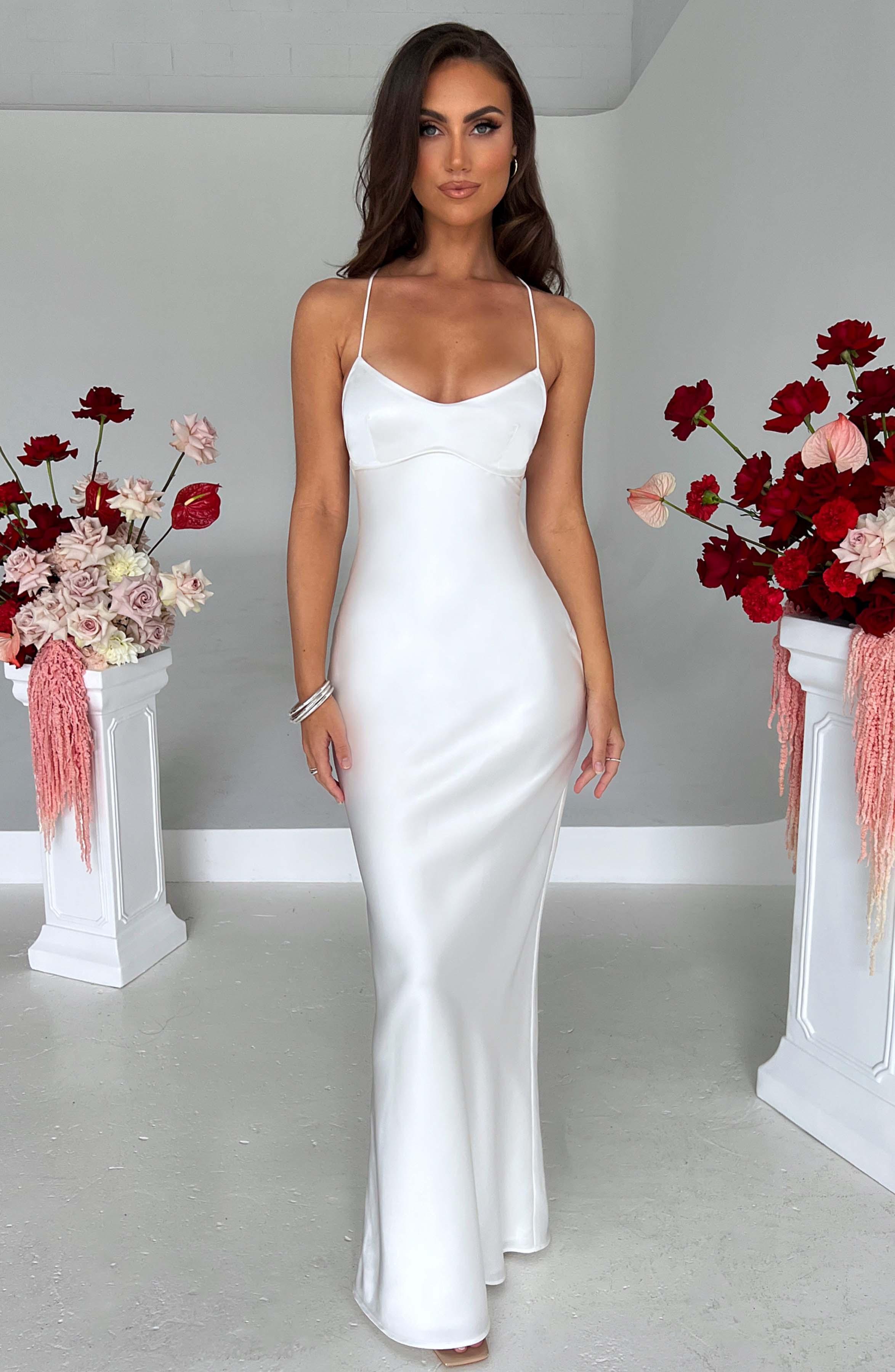 Malika Maxi Dress - Ivory Product Image