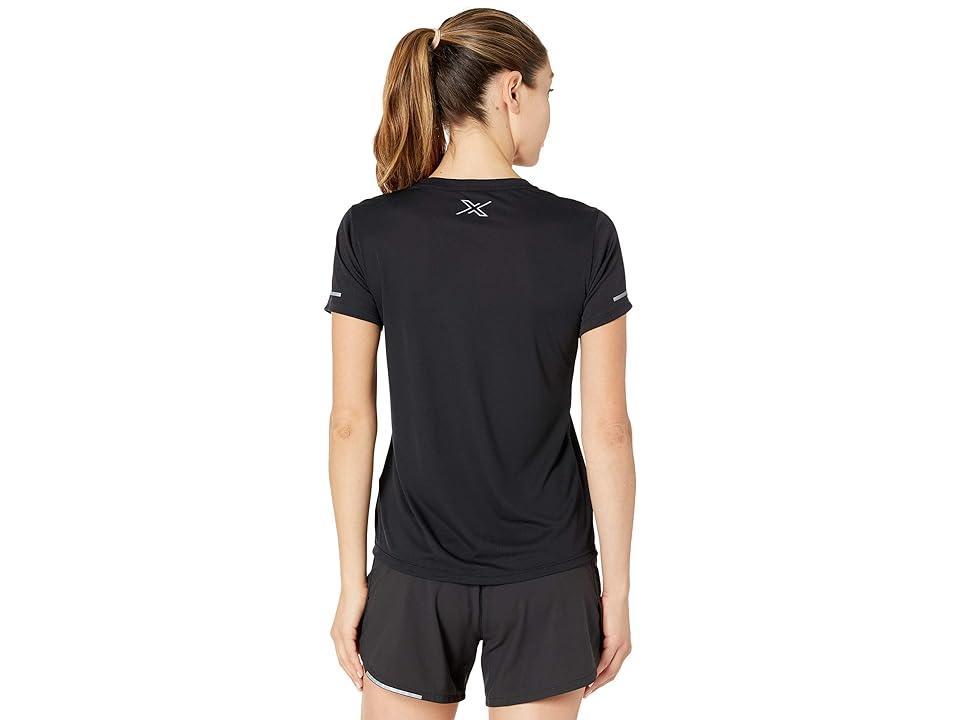 2XU Aero T-Shirt Silver Reflective) Women's Clothing Product Image