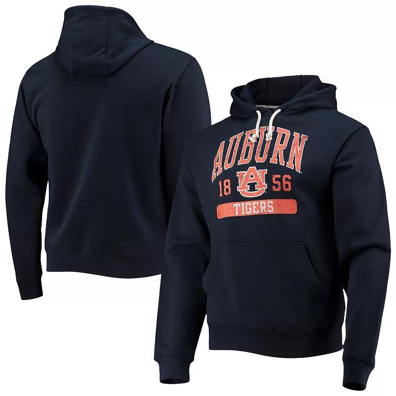 Mens League Collegiate Wear Auburn Tigers Volume Up Essential Fleece Pullover Hoodie Blue Product Image