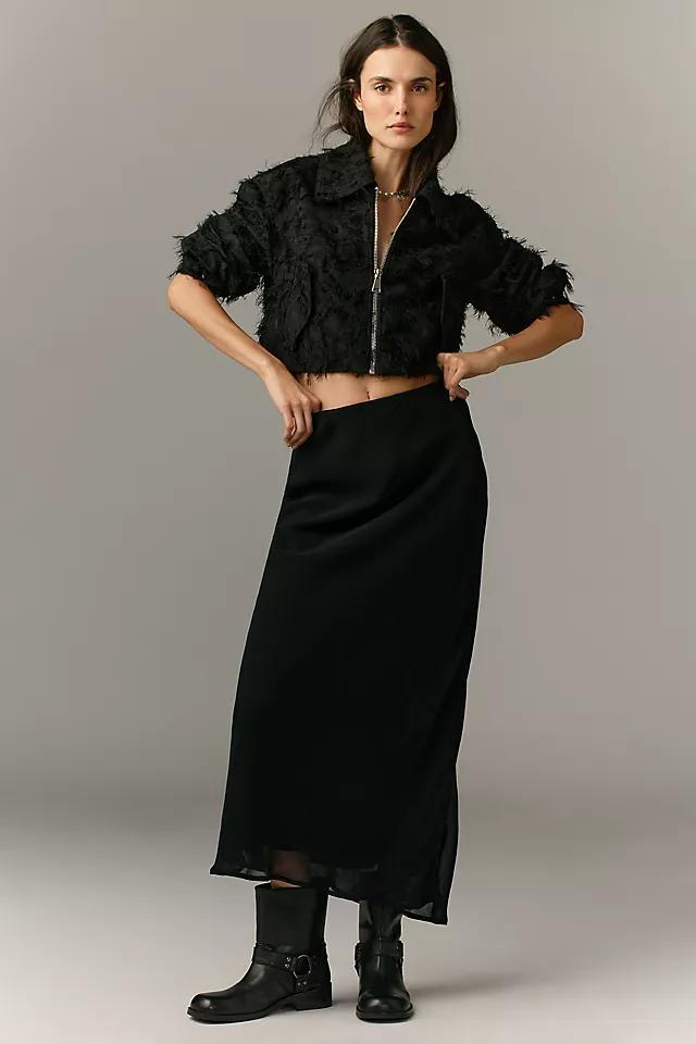 The Tilda Maxi Slip Skirt: Chiffon Edition Product Image