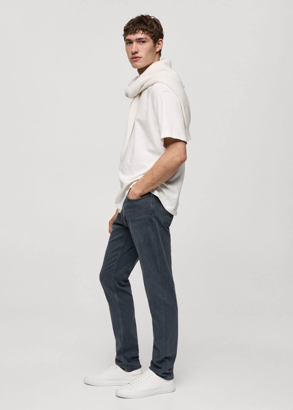 MANGO MAN - Slim fit Ultra Soft Touch Patrick jeans denim greyMen Product Image