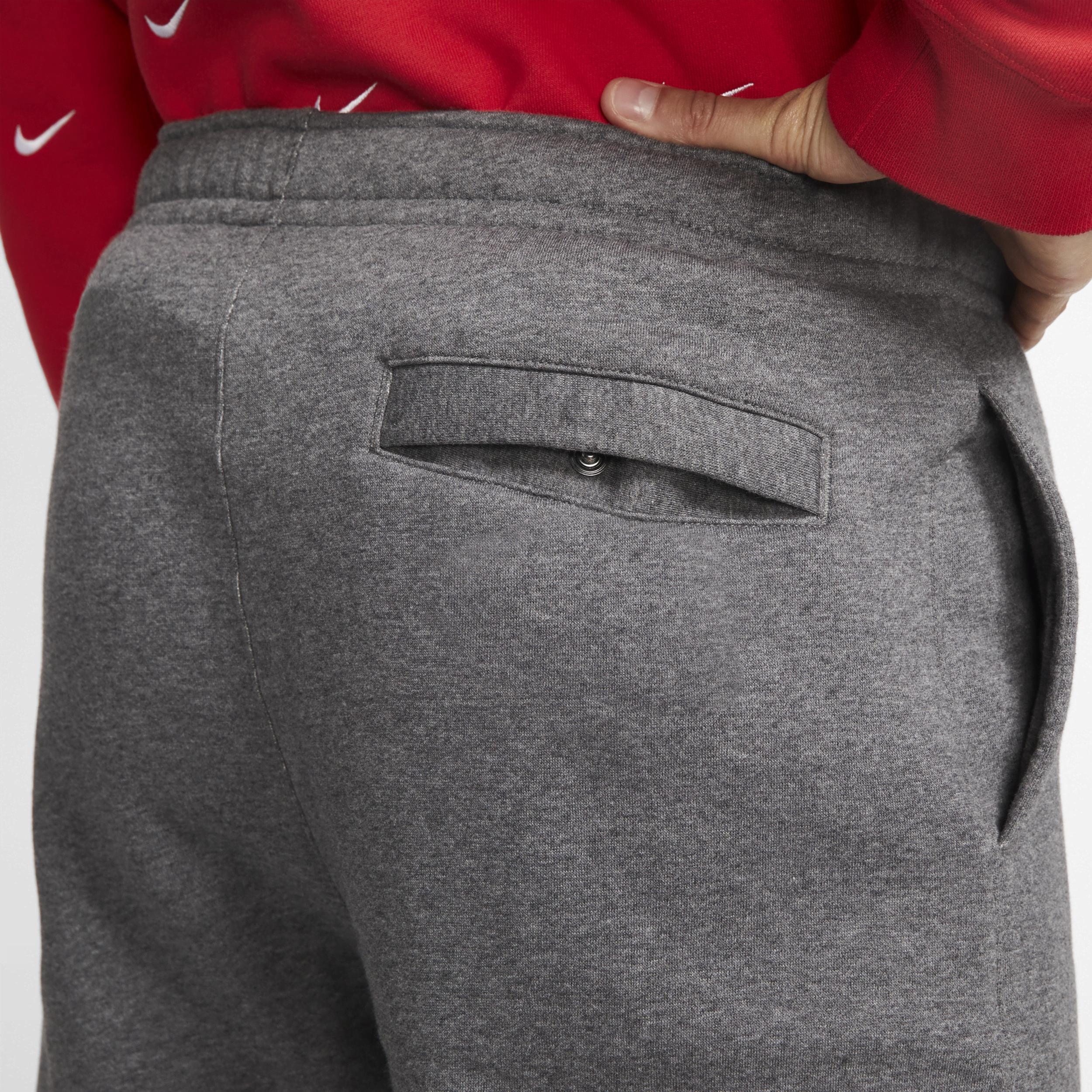 Mens Nike Sportswear Club Fleece Pants Grey Heather White Product Image