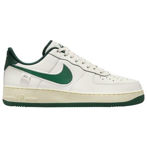 Nike Mens Air Force 1 07 - Basketball Shoes White/Green/Grey Product Image