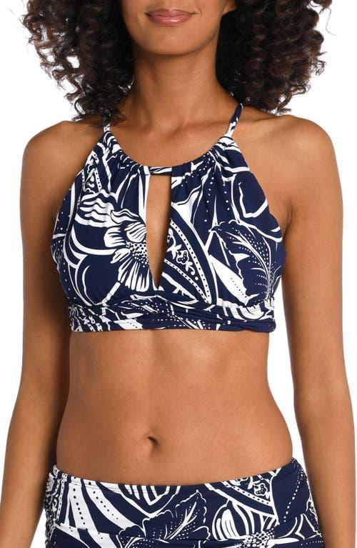 La Blanca Playa Ruched Keyhole Cutout Bikini Top Product Image