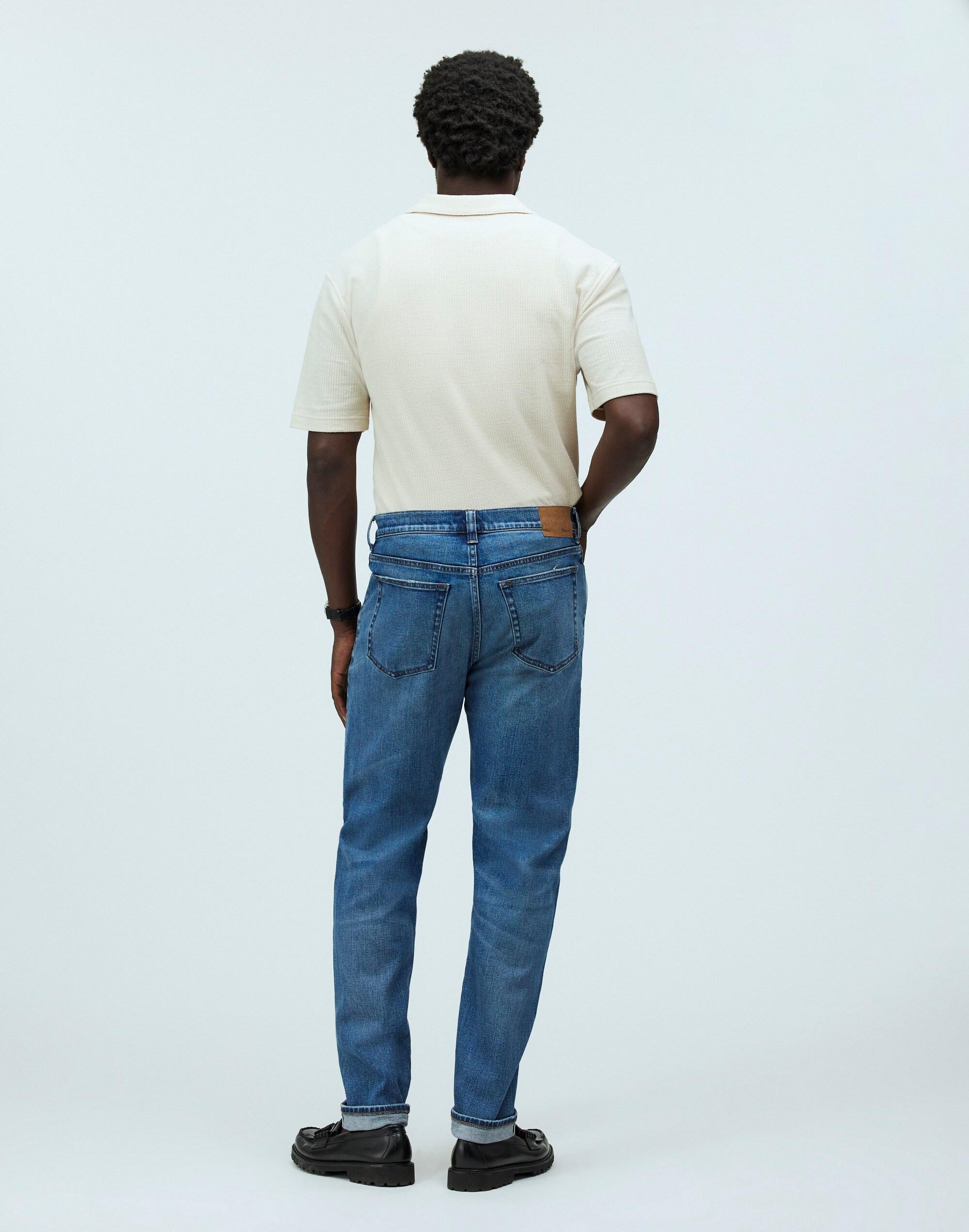 Relaxed Taper Stretch Selvedge Jeans in Barrington Wash Product Image