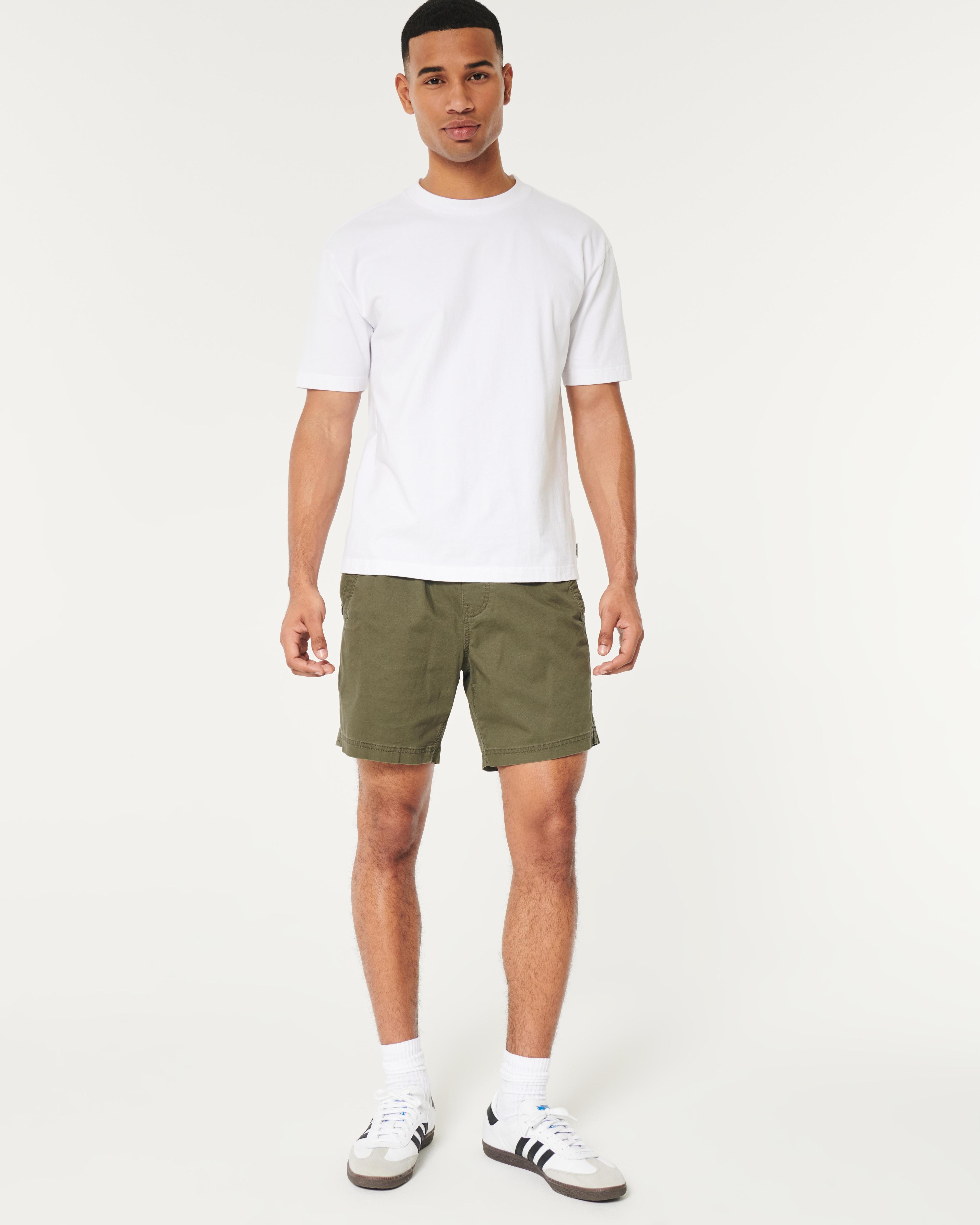 Twill Pull-On Shorts 7" Product Image