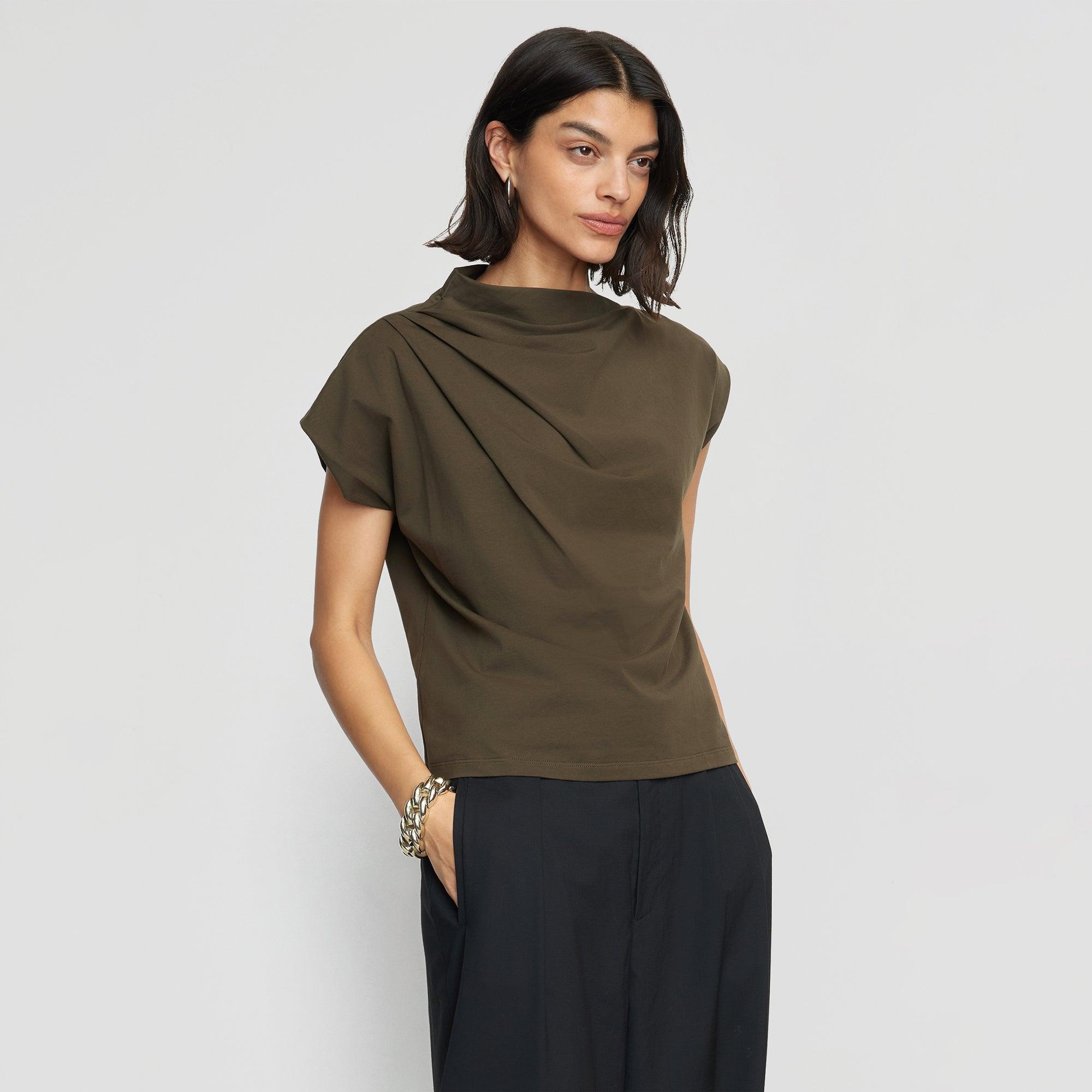 Kenny Asymmetric-Neck Tee Product Image