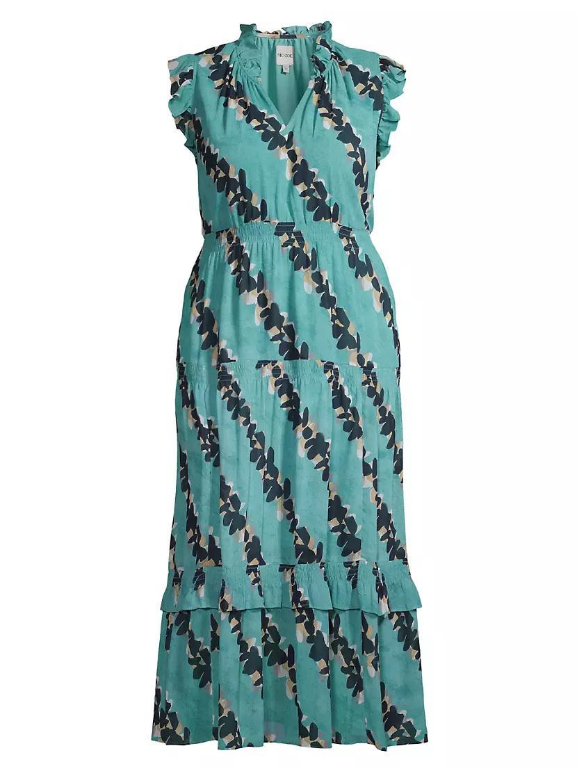 Rolling Reef Ruffled Maxi Dress Product Image