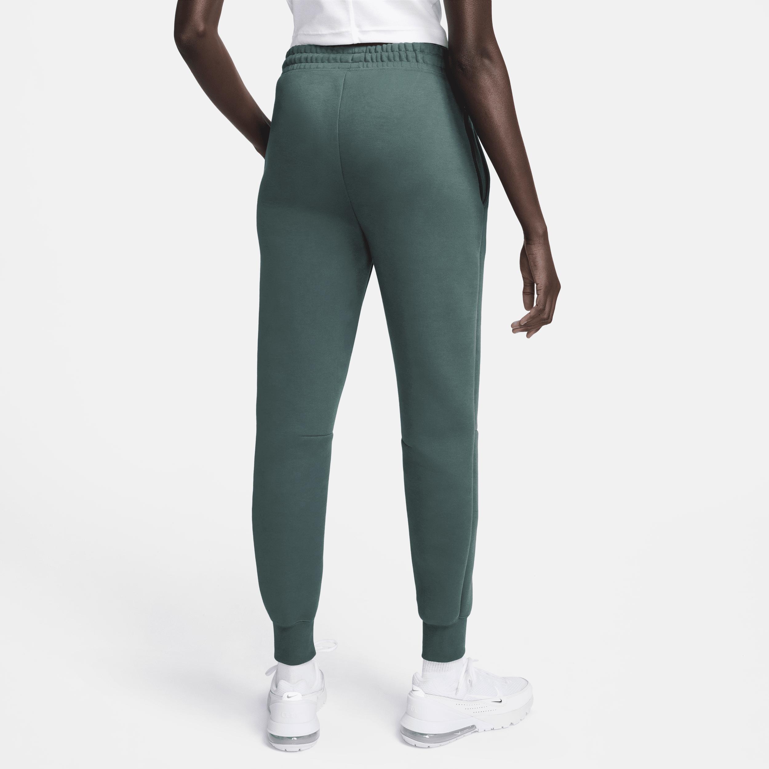 Nike Womens Nike NSW Tech Fleece MR Joggers - Womens Jungle/Black Product Image