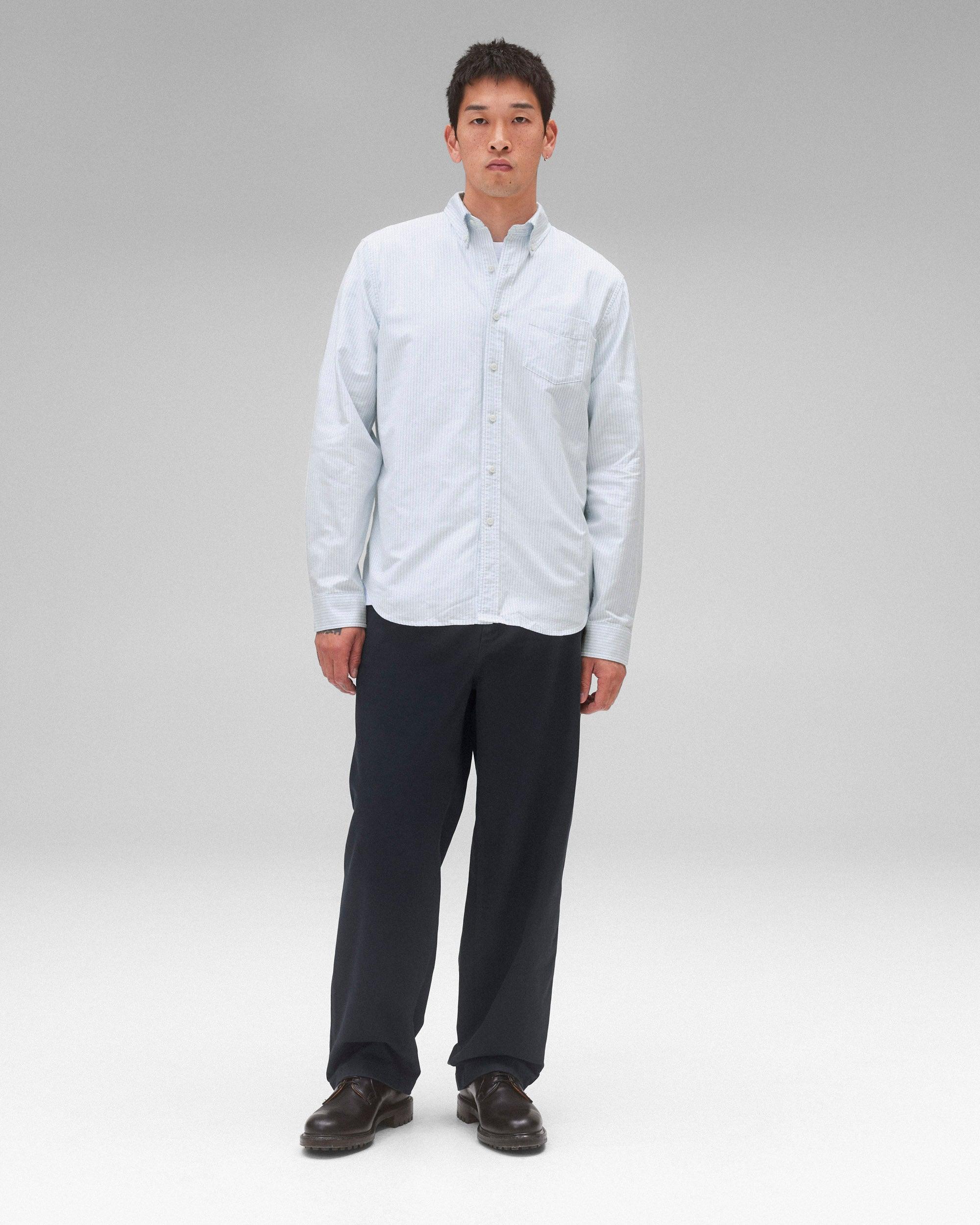 Cotton Oxford Windsor Shirt Male Product Image