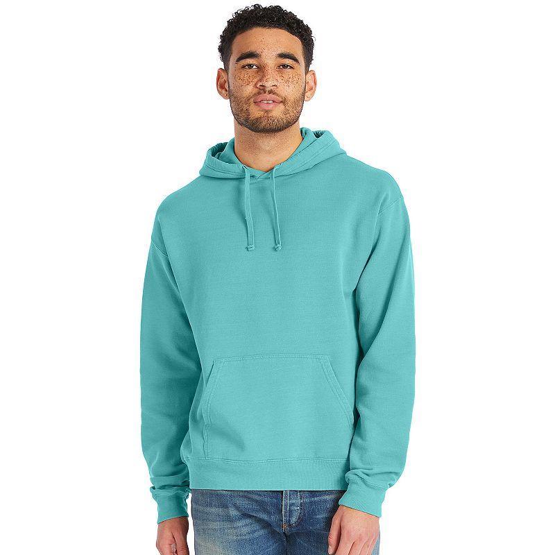 Mens Hanes Originals Garment Dyed Fleece Pullover Hoodie Product Image