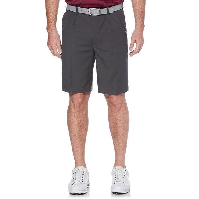 Mens Grand Slam Double-Pleated Active-Waistband Golf Shorts Grey Product Image