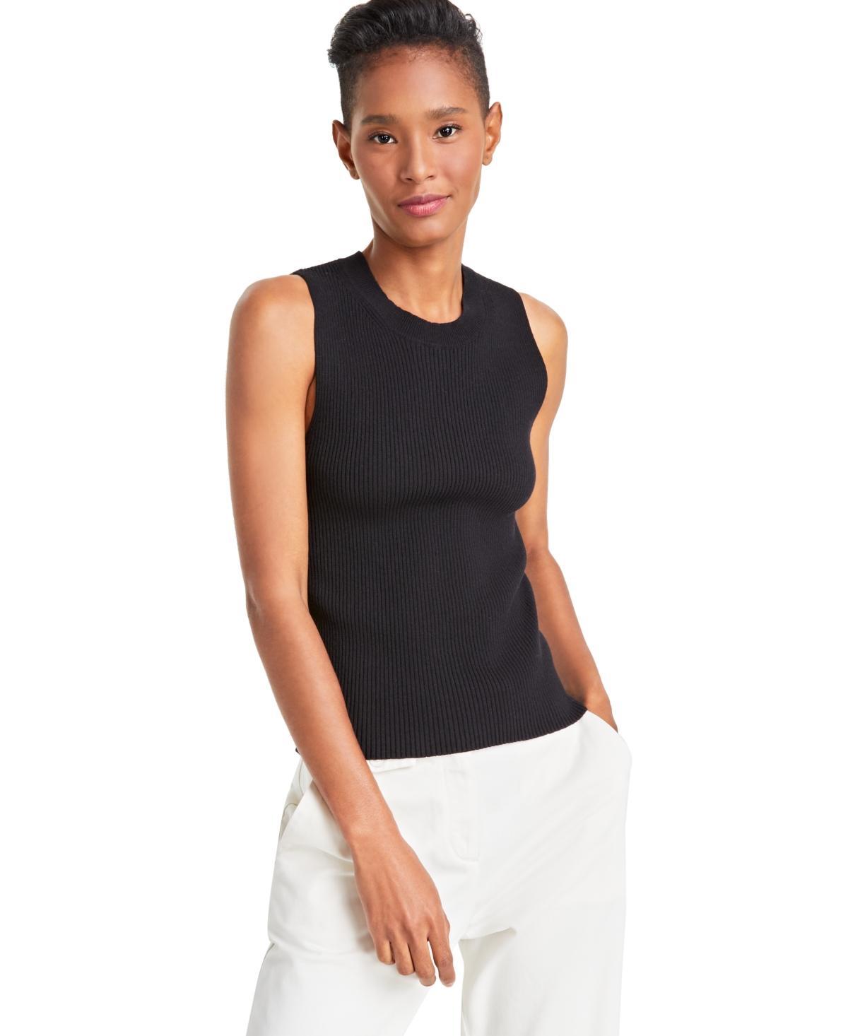 Boss Orange Womens Fetullina Ribbed Sleeveless Top Product Image