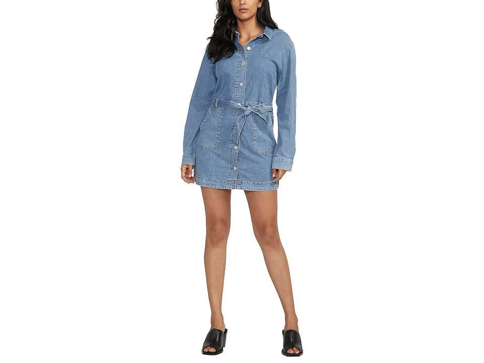 Women's Light Weight Denim Dress Product Image