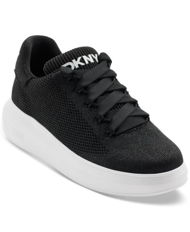 Dkny Womens Jewel Knit Lace-Up Sneakers Product Image