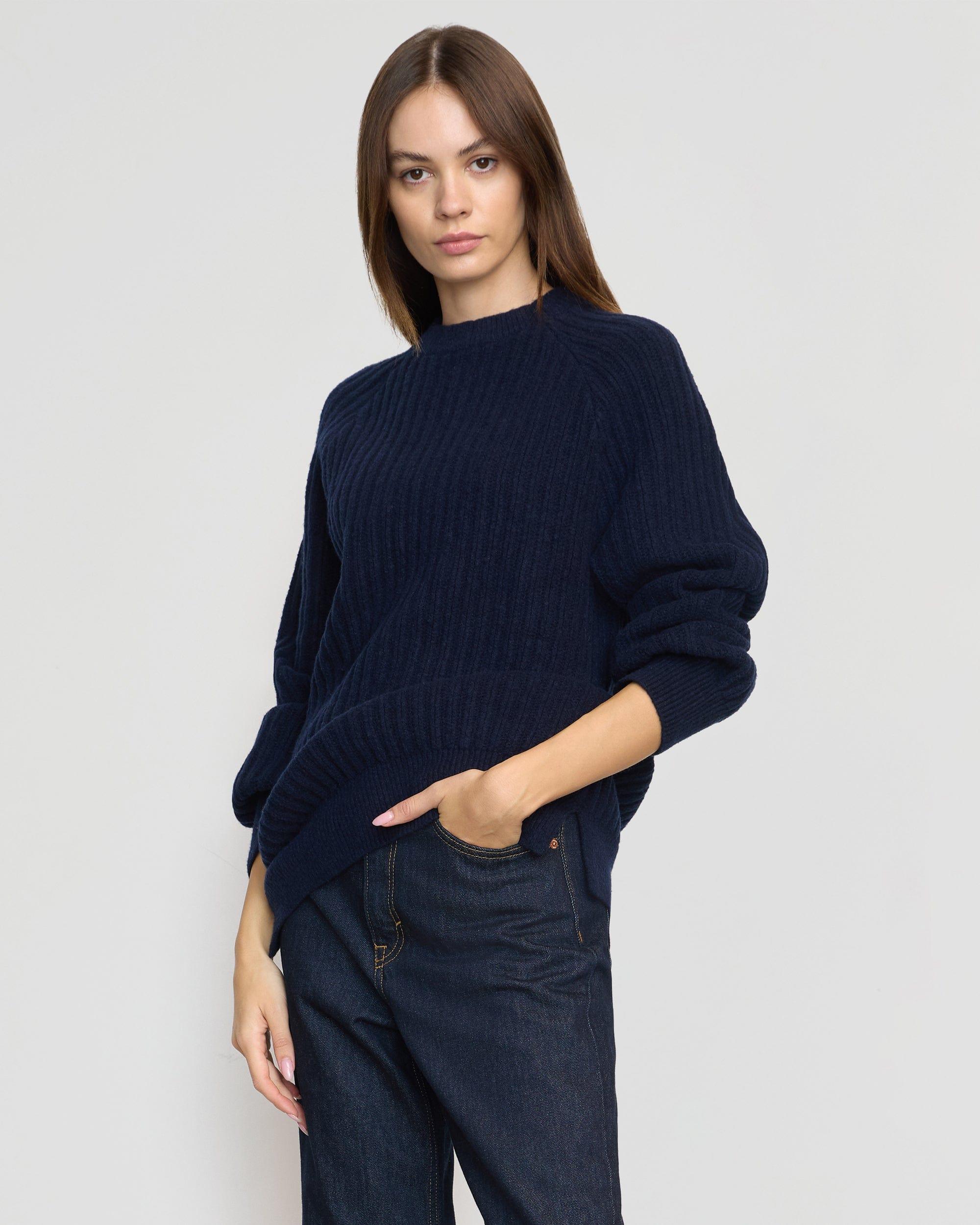 Roylene Ribbed Boyfriend Sweater Product Image