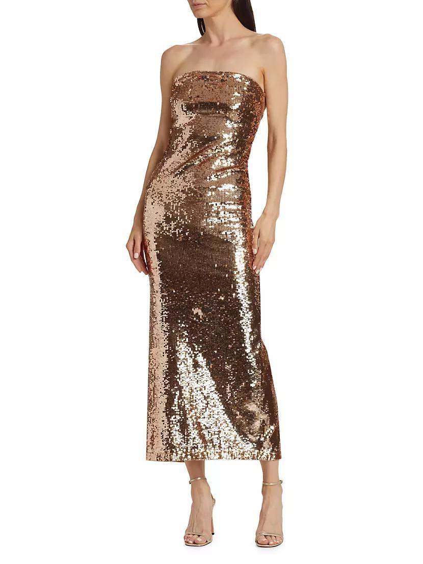 Fifi Sequined Maxi Dress Product Image