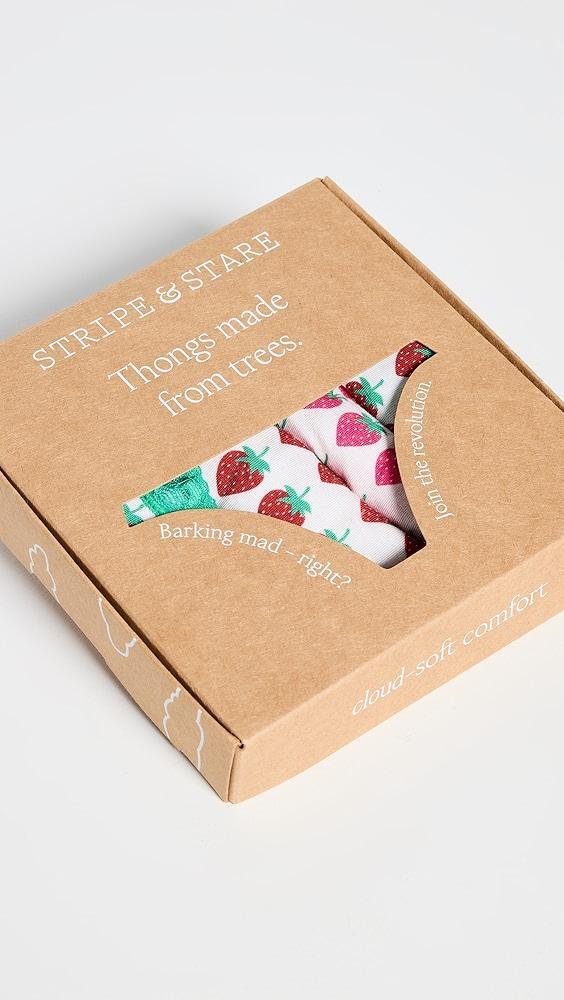 Stripe & Stare Thong 4 Pack | Shopbop Product Image