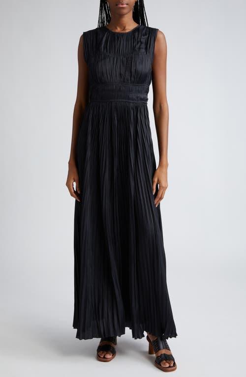 Ulla Johnson Delia Pliss Satin Gown Product Image