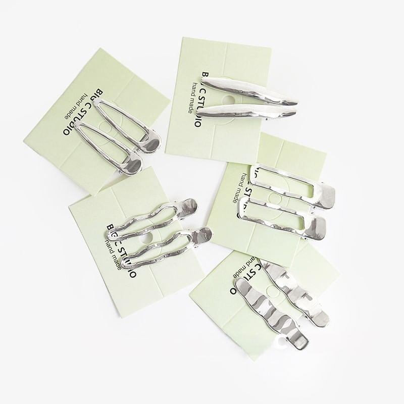 Metal Hair Clip Set Product Image